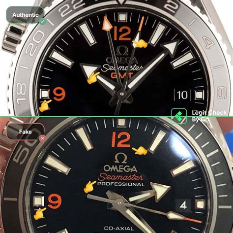 omega seamaster planet ocean black dial fake|omega planet ocean real vs vertical.